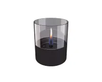 Lilly Glass 10 cm - zwart