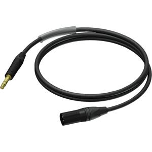 Procab PRA724 Prime XLR male - jack male stereo 0.25 meter