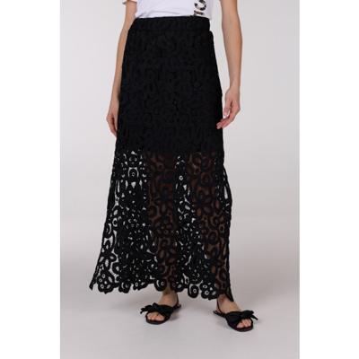 Jansen Amsterdam - Zwart | Dames | Rok | Zwart | 36 | regular | Kamst mode