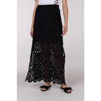 Jansen Amsterdam - Zwart | Dames | Rok | Zwart | 38 | regular | Kamst mode