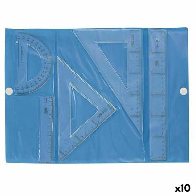 Tekenset Safta 940001 Transparant (10 Stuks)