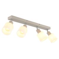 Globo 4-lichts plafondspotTrent zand bruin - 54114-4
