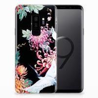 Samsung Galaxy S9 Plus | TPU Hoesje | Bird Flowers