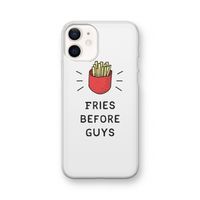 Fries before guys: iPhone 12 Transparant Hoesje