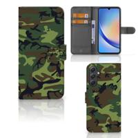 Samsung Galaxy A24 4G | Telefoon Hoesje | Army Dark