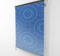 Zen rolgordijnën Mandala blauwe tinten Zen rolgordijnën Mandala blauwe tinten