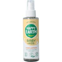Happy Earth hairlotion voor baby & kids Happy Earth hairlotion voor baby & kids