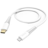Hama USB-laadkabel USB 2.0 Apple Lightning stekker, USB-C stekker 1.50 m Wit 00201603 Hama USB-laadkabel USB 2.0 Apple Lightning stekker, USB-C stekker 1.50 m Wit 00201603