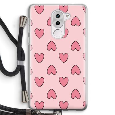 Ondersteboven verliefd: Honor 6X Transparant Hoesje met koord