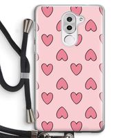 Ondersteboven verliefd: Honor 6X Transparant Hoesje met koord