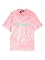 DSQUARED2 KIDS t-shirt en coton à logo imprimé tie-dye - Rose - thumbnail