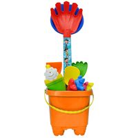 Emmersetje - zandkasteel - 11-delig - oranje - Strand/zandbak speelgoed   -
