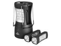 CRIVIT 2-in-1 campinglamp (Zwart)