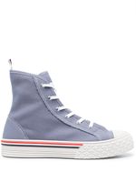 Thom Browne RWB-stripe high-top sneakers - Bleu - thumbnail