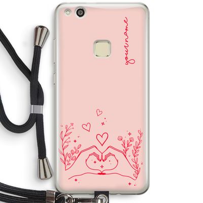 Love is in the air: Huawei Ascend P10 Lite Transparant Hoesje met koord
