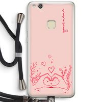 Love is in the air: Huawei Ascend P10 Lite Transparant Hoesje met koord