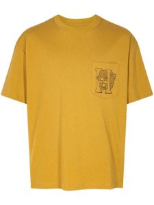 Honor The Gift t-shirt Mascot à poche poitrine - Jaune