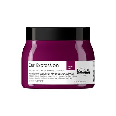 L'Oréal Professionnel Série Expert Serie Expert Curl Expression Professional Masker Rich 500ml | Voor Krullend Haar L'Oréal Professionnel Série Expert Serie Expert Curl Expression Professional Masker Rich 500ml | Voor Krullend Haar
