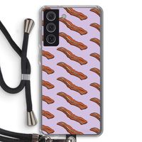 Bacon to my eggs #2: Samsung Galaxy S21 FE Transparant Hoesje met koord
