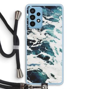 Golven: Samsung Galaxy A52 Transparant Hoesje met koord