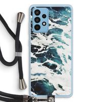 Golven: Samsung Galaxy A52 Transparant Hoesje met koord