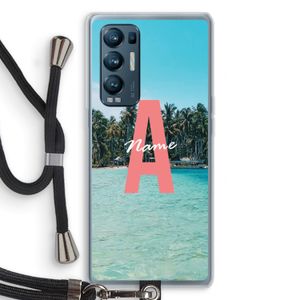 Pacific Dream: Oppo Find X3 Neo Transparant Hoesje met koord