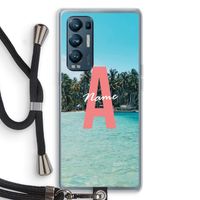 Pacific Dream: Oppo Find X3 Neo Transparant Hoesje met koord