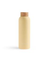 Waterdrop Roestvrijstalen drinkfles pastel yellow matt 600ml