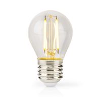 Nedis LED-Filamentlamp E27 | G45 | 4.5 W | 470 lm | 2700 K | 1 stuks - LBFE27G452 LBFE27G452