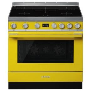 Smeg CPF9IPYW Inductie fornuis Geel