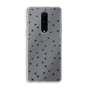 Kleine kattenkopjes: OnePlus 8 Transparant Hoesje