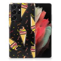 Samsung Galaxy S21 Ultra Siliconen Case Icecream