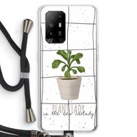 Kamerplant op vensterruit: Oppo A94 5G Transparant Hoesje met koord