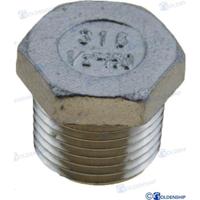 Tapones GS30581 - TAPON MACHO INOX 1/2