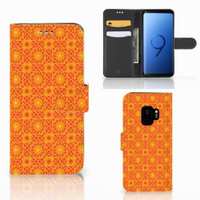 Samsung Galaxy S9 Telefoon Hoesje Batik Oranje - thumbnail