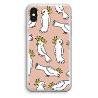 Papegaai: iPhone X Transparant Hoesje