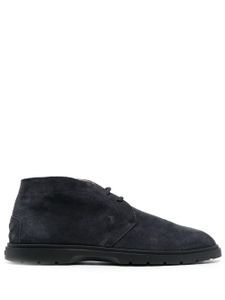 Tod's desert boots en daim à lacets - Bleu