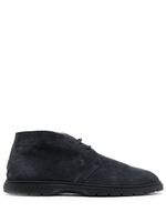 Tod's desert boots en daim à lacets - Bleu - thumbnail