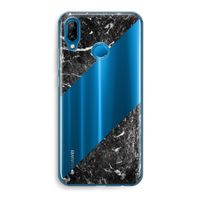 Zwart marmer: Huawei P20 Lite Transparant Hoesje