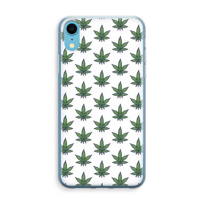 Weed: iPhone XR Transparant Hoesje