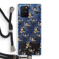 Zeemeermin: Samsung Galaxy Note 10 Lite Transparant Hoesje met koord