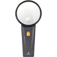 TOOLCRAFT 821031 821031 Vergrootglas Met LED-verlichting Vergrotingsfactor: 2 x, 4 x Lensgrootte: (Ø) 75 mm