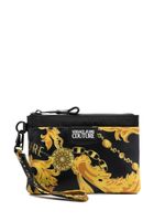 Versace Jeans Couture pochette zippée à imprimé baroque - Noir