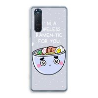 I'm A Hopeless Ramen-Tic For You: Sony Xperia 5 II Transparant Hoesje