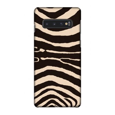Arizona Zebra: Samsung Galaxy S10 4G Volledig Geprint Hoesje