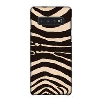 Arizona Zebra: Samsung Galaxy S10 4G Volledig Geprint Hoesje