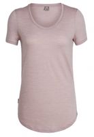 Icebreaker T-shirt Solace dames merinowol lichtblauw - thumbnail