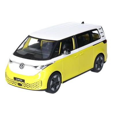 Modelauto/speelgoedauto Volkswagen ID - Buzz 2023 - geel - 20 cm - schaal 1:24