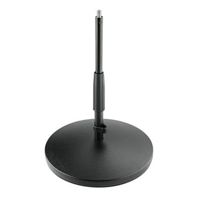 K&M 23320 Microfoon tafelstatief laag met ronde voet