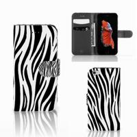 Apple iPhone 6 | 6s | Telefoonhoesje | Met pasjeshouder | Zebra